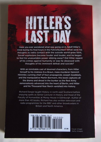 HITLER'S LAST DAY / THE FINAL HOURS OF THE FUHRER / RICHARD DARGIE / PBK 2019 - Picture 2 of 2
