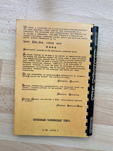 Illustrating BASIC (A Simple Programming Language) by Donald Alcock - Afbeelding 2 van 3