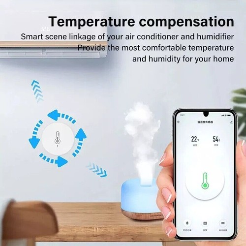1-5Pcs Tuya Temperature And Humidity Sensor ZigBee Temperature Sensor Smart Home - Picture 2 of 22