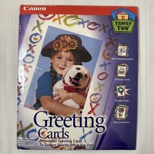 Canon Create Your Own GREETING CARDS Personalized 20 Cards 20 Envelopes Sealed