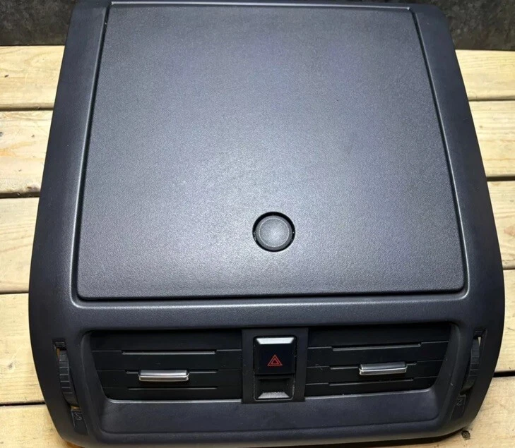 ✅Ford Fusion Milan 2010-2012 tablero superior central bisel almacenamiento ventilación cubby negro OEM Foto 3 de 4