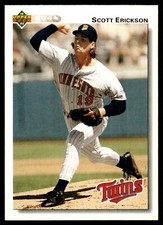 1992 Upper Deck #146 Scott Erickson Minnesota Twins