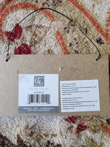 Lustiges Neuheit Schild "Ich wiederhole keinen Klatsch, also höre vorsichtig zu" Giftcraft 6 Zoll - Bild 3 von 3