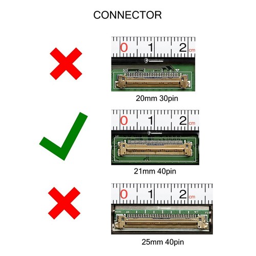 Dalle Ecran tactile 14" LED pour ACER SF514-54T 1920X1080 21mm 315mm IPS - Afbeelding 2 van 3