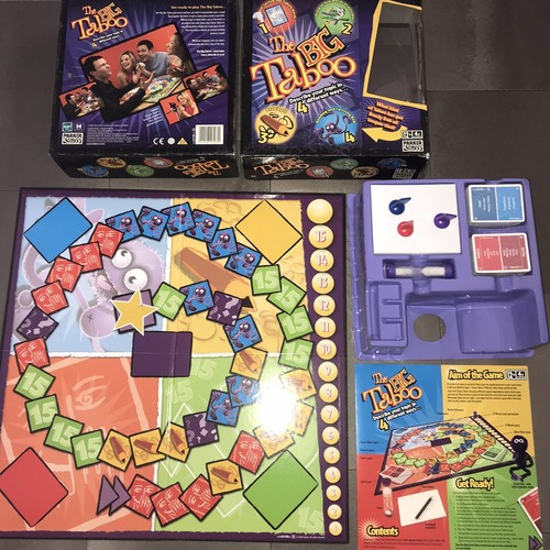 EL BIG TABOO Parker Juego de Mesa REPUESTOS TARJETAS DE REPUESTO MOTORES TEMPORIZADORES TABLERO - Imagen 1 de 8