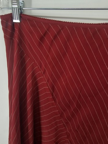 Womens Jonathan Martin Red White Striped Skirt Size XL - Picture 5 of 6