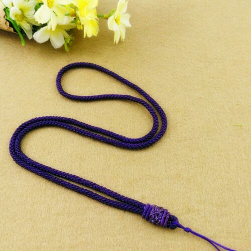 10 Mixed Color Chinese Thread Knotted Silk Love Rope String Pendant Necklace - Picture 7 of 8