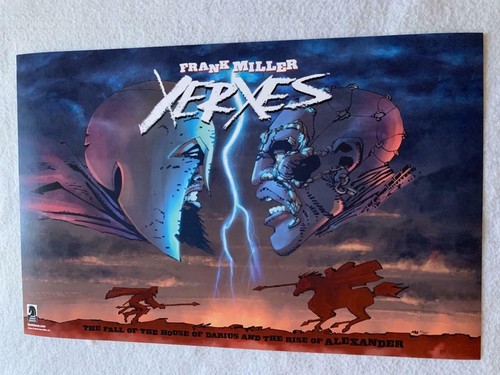 Póster promocional original de Frank Miller's 300/XERXES - 11""x17"" D/S NYCC 2019 como nuevo - Imagen 2 de 2