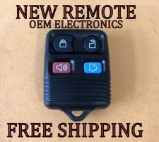 NEW W/ OEM ELECTRONICS FORD LINCOLN MERCURY KEYLESS ENTRY REMOTE FOB TRANSMITTER