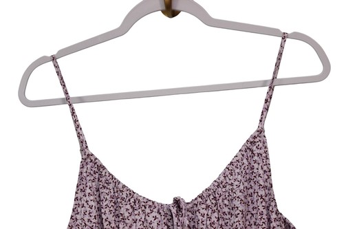 NWT Old Navy Maxi Dress Large Cami Lavender Purple Floral Cottagecore Feminine - Picture 7 of 13