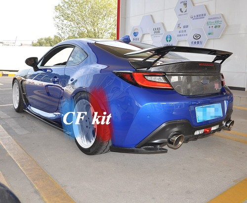 FOR 21UP SUBARU BRZ ZD8 GR86 ZN8 BL STYLE CARBON FIBER REAR BUMPER SPLITTERS LIP - Picture 9 of 12