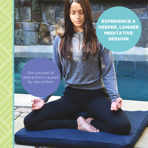 Cojín de Meditación - Almohada Zabuton de Tela de Algodón Natural para Sentarse en el Suelo - Imagen 59 de 111