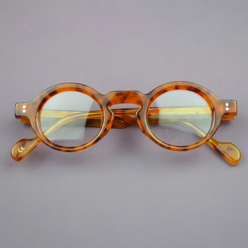 Retro Round Acetate Frame Eyeglasses Men Women Reading Glasses Frames New - Bild 15 von 29