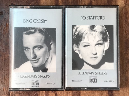 BING CROSBY & JO STAFFORD Legendary Singers Time-Life 2 VG Cassettes - Picture 1 of 4