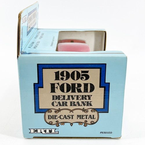 VTG Sealed 1987 ERTL 1905 Ford Delivery Car Bank Diecast Metal 1:25 True Value - Picture 8 of 12