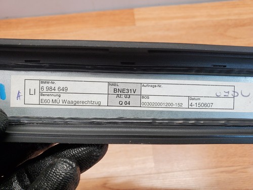✅08-10 OEM BMW E60 528 550 Rear Left Driver Side Door Window Sun Blind Shade - Picture 12 of 12