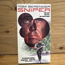 Sniper (VHS, 1993) * Buy Two Get One Free - Bundle Shipping Discount