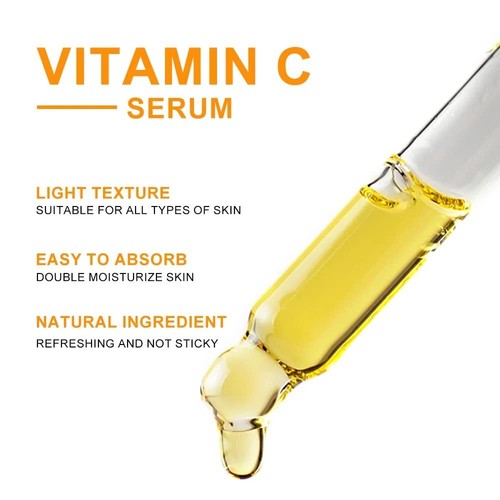 Aceite De Vitamina C Anti Envejecimiento Para La Cara Acne Cicatriz Arrugas Puro - Picture 5 of 9
