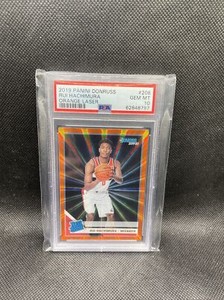 2019 Donruss Rated Holo Orange Laser Rui Hachimura #208 PSA 10 GEM MT Rookie RC