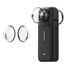 For Insta360 X4 Sports Camera Glass Lens Guards Protector Cover Accessories 2pcs