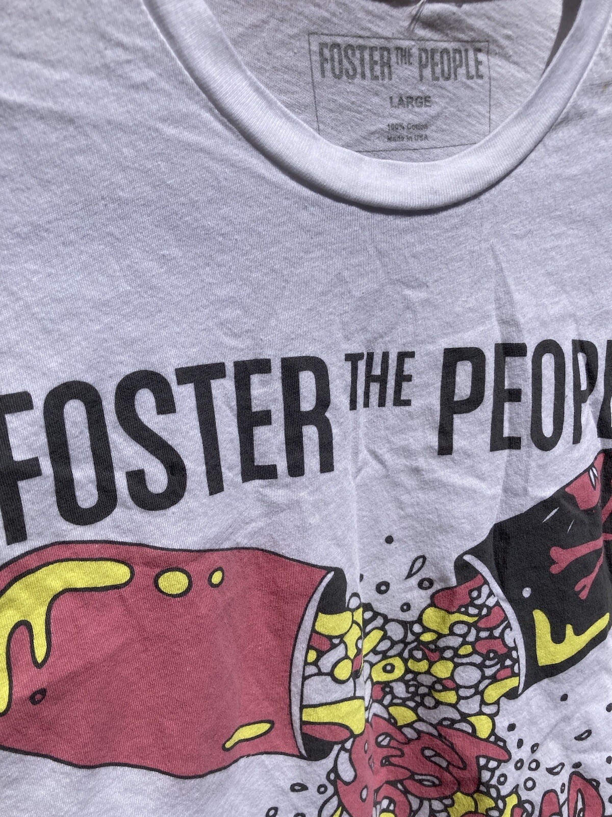 Men's Foster the People White 2014 Best Friend To… - image 11