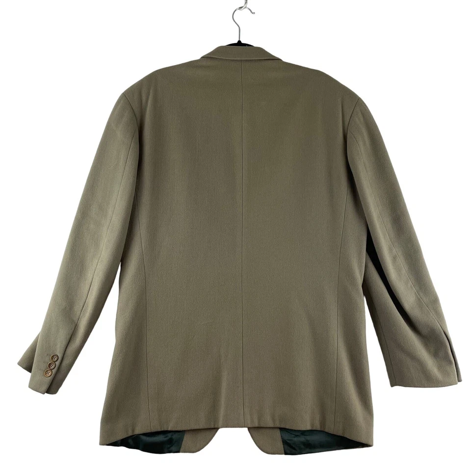 Blazer Hugo Boss Easy Line Hecho en Italia Mezcla Cachemira Beige 40L Foto 3 de 4