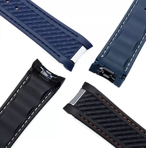 20mm Silicone Rubber Strap Band Fits Omega Aqua Terra 150M 41mm Watches - Bild 6 von 17
