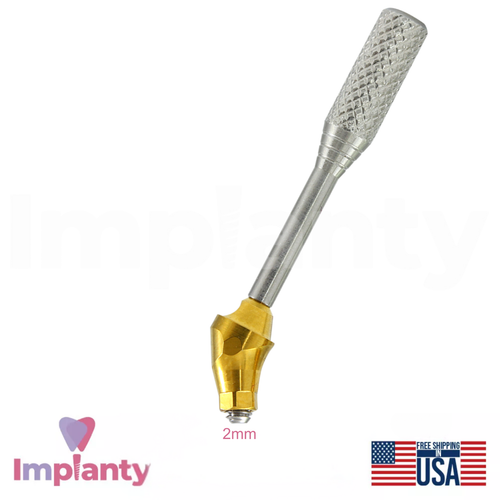 2x Multi Unidad Ángulo 30° 1.6 Dental Titanio Conexión Cónica Hexagonal 2.65mm RP - Imagen 5 de 7