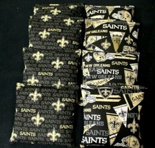 NEW ORLEANS SAINTS 8 ACA Regulation Cornhole Bags Game Toss Bags