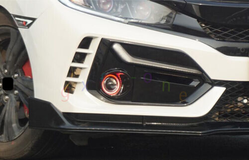 LED Red Driving Lights Fog Lights For Honda 2016-2021 Civic Hatchback & Sedan - Picture 11 of 11