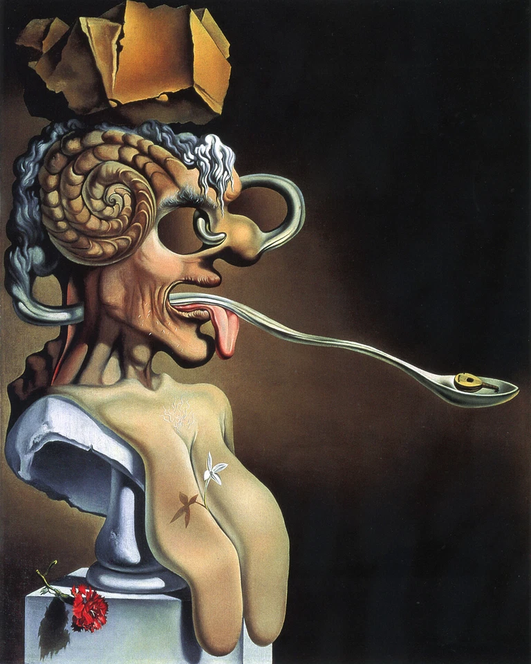 Dalí - Retrato de Pablo Picasso - ARTE DE PARED LIENZO O IMPRESIÓN Foto 2 de 2