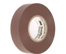 2pcs 3M Temflex Vinyl Electrical Tape 1700C (80C operating Temp) 66FT - Brown