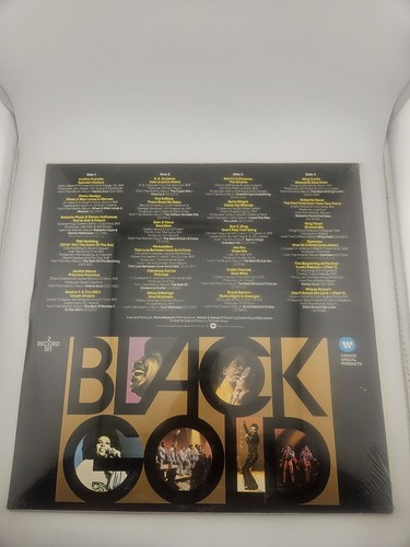 Sealed Black Gold 24 Carat Vinyl SP 2000 2xLP Aretha Franklin Otis Redding NOS - 第 6/11 張圖片