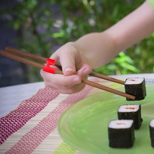5PCS Reusable Chopstick Helpers Training Chinese Chopsticks Trainer Holder - Picture 12 of 33