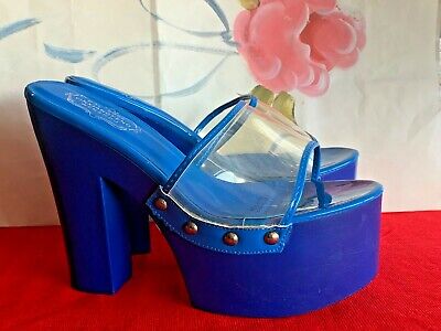 UNIQUE haut bleu cobalt voir à travers Cendrillon chinois soldes 4 J équipage femme taille 7 ❤️sj17j13