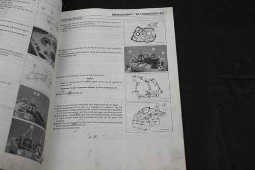 2003 SUZUKI DRZ110 SERVICE MANUAL BOOK - Bild 4 von 4