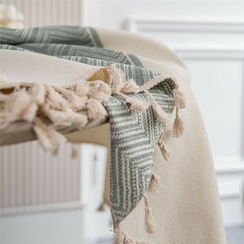 Mantel Boho Redondo Comedor Mantel Cubierta Cocina Hogar Decoración - Imagen 132 de 151