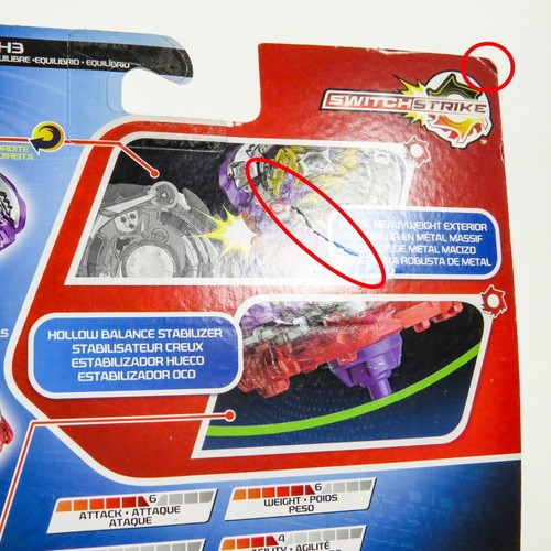 Beyblade Burst Turbo SWITCHSTRIKE HADES H3 DR56 TB02 2018 New Sealed - Picture 9 of 9