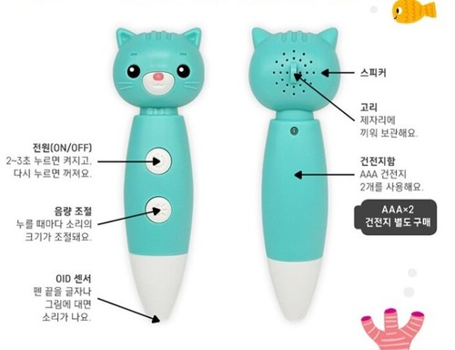 BR Smart Pen 1291 Sounds Korean English Chinese 47p 1 Book 23 Topics Play Toy - Picture 6 of 12