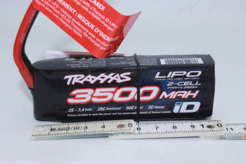 Traxxas TRX 2825 X Battery 3500 MAH 2S Lipo for Mini Maxx With Id Plug New Boxed - Picture 6 of 7