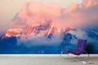 3D Sky Snow Mountain Landscape Wallpaper Wall Murals Removable Wallpaper