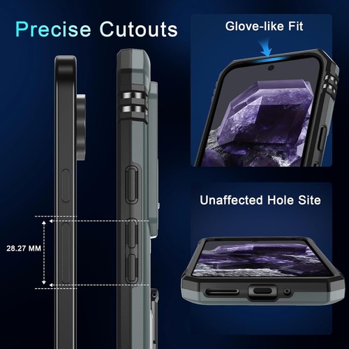 Military-Grade Shockproof Case for Google Pixel 9/9 Pro with Slide Camera Cover - Picture 8 of 9