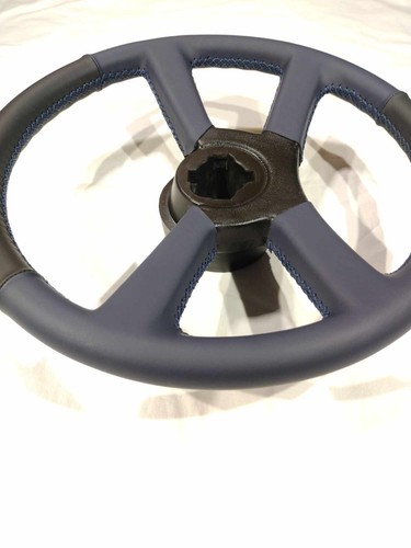 88-94 Chevy Silverado Sierra Yukon Steering Wheel NEW LEATHER BLUE UPGRADE OEM - Picture 11 of 18