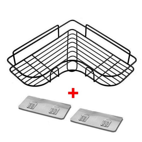 Bathroom Storage Multifunctional Toiletries Metal Organizer Non-Perforated Rack - Bild 32 von 32