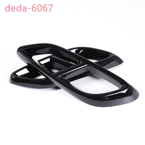 Gloss Black ABS Rear Exhaust Muffler Tail Pipe Cover For Benz E /CLE Class 2024+ - Picture 10 of 13