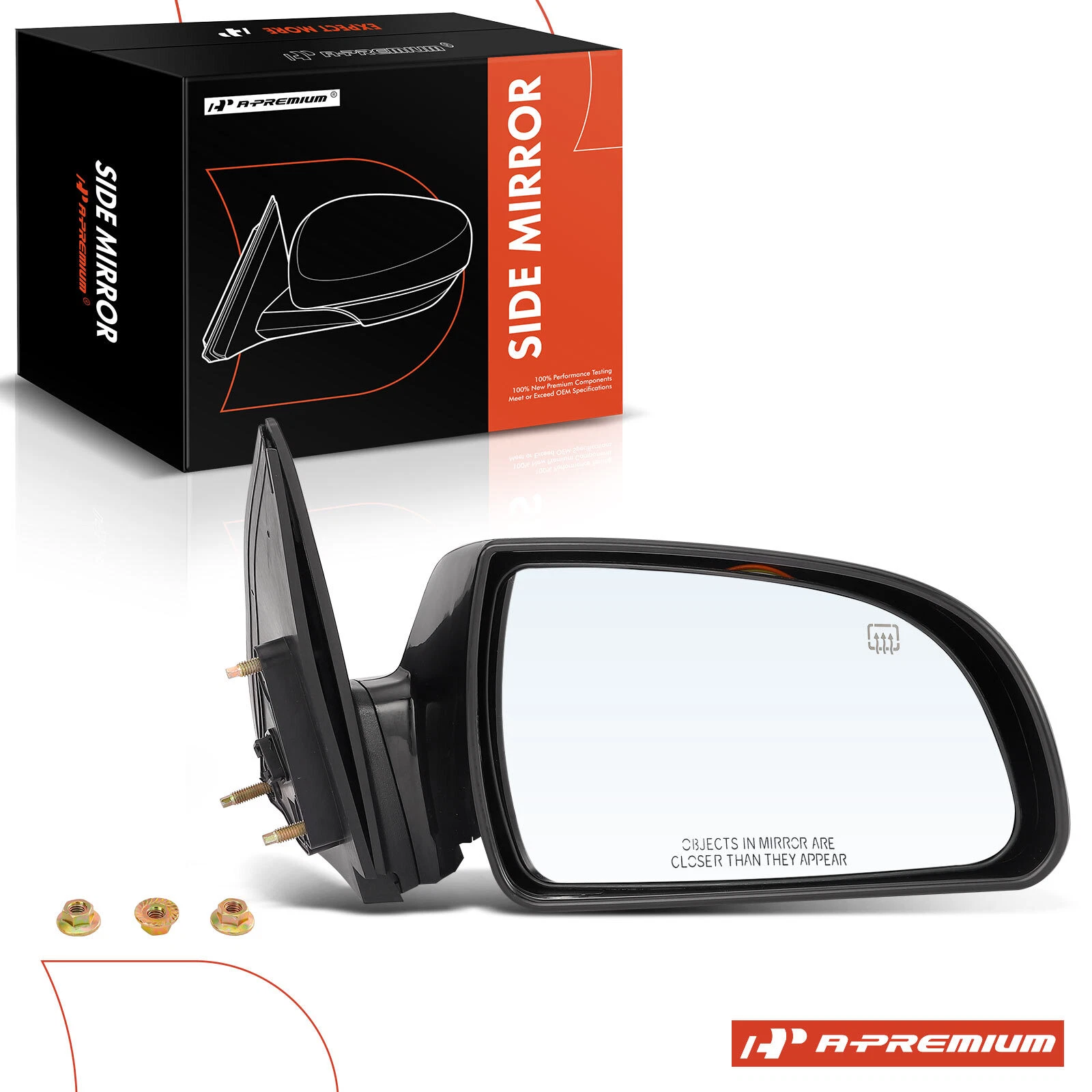 A-Premium Passenger Power Mirror w/Manual Fold & Heated for Hyundai Sonata 06-10