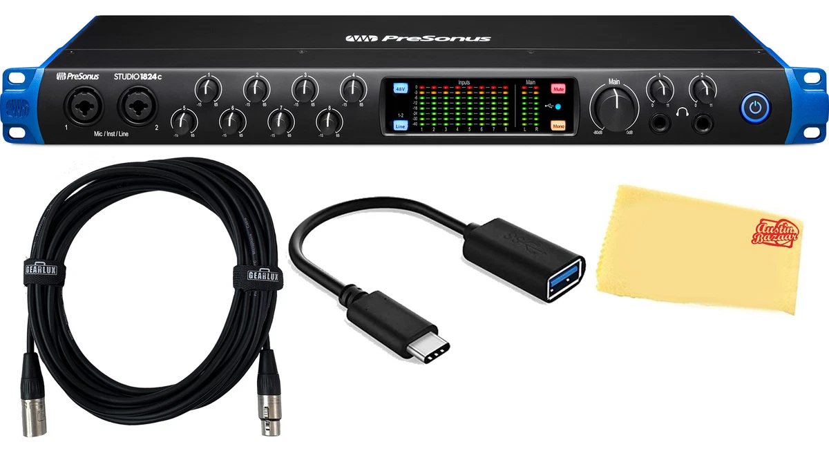 PreSonus Studio 1824c 18-In 20-Out USB Audio Interface w/ XLR