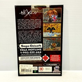 Hexen + Manual - Sega Saturn - Tested & Working - Free Postage