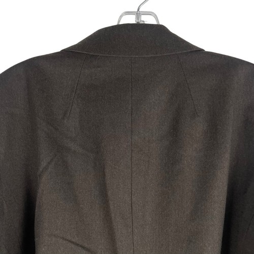 NEW Talbots Luxe Wool Blend Blazer Jacket 2 Buttons Dark Brown Women Size 18WP - Picture 6 of 9