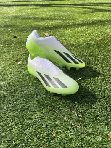 NEW MENS ADIDAS X CRAZYFAST + LL FIRM GROUND LACELESS SOCCER CLEATS US 11